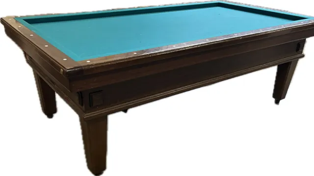 Biljarttafel (210) in 2 kleuren hout