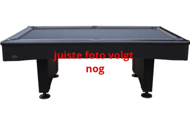 Buffalo Eliminator II Black edition Pooltafel