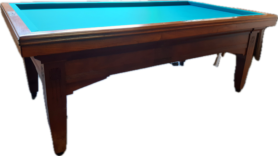 Biljarttafel (210) in 2 kleuren hout