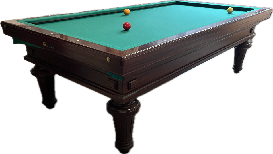 Biljarttafel (210) in 2 kleuren hout