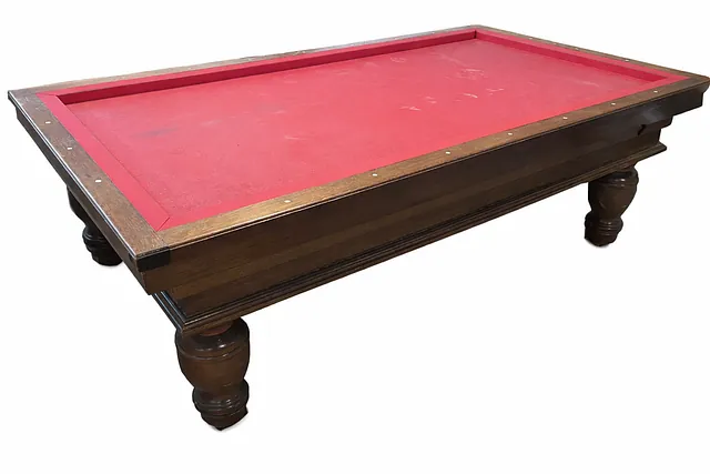 Biljarttafel (210) in 2 kleuren hout